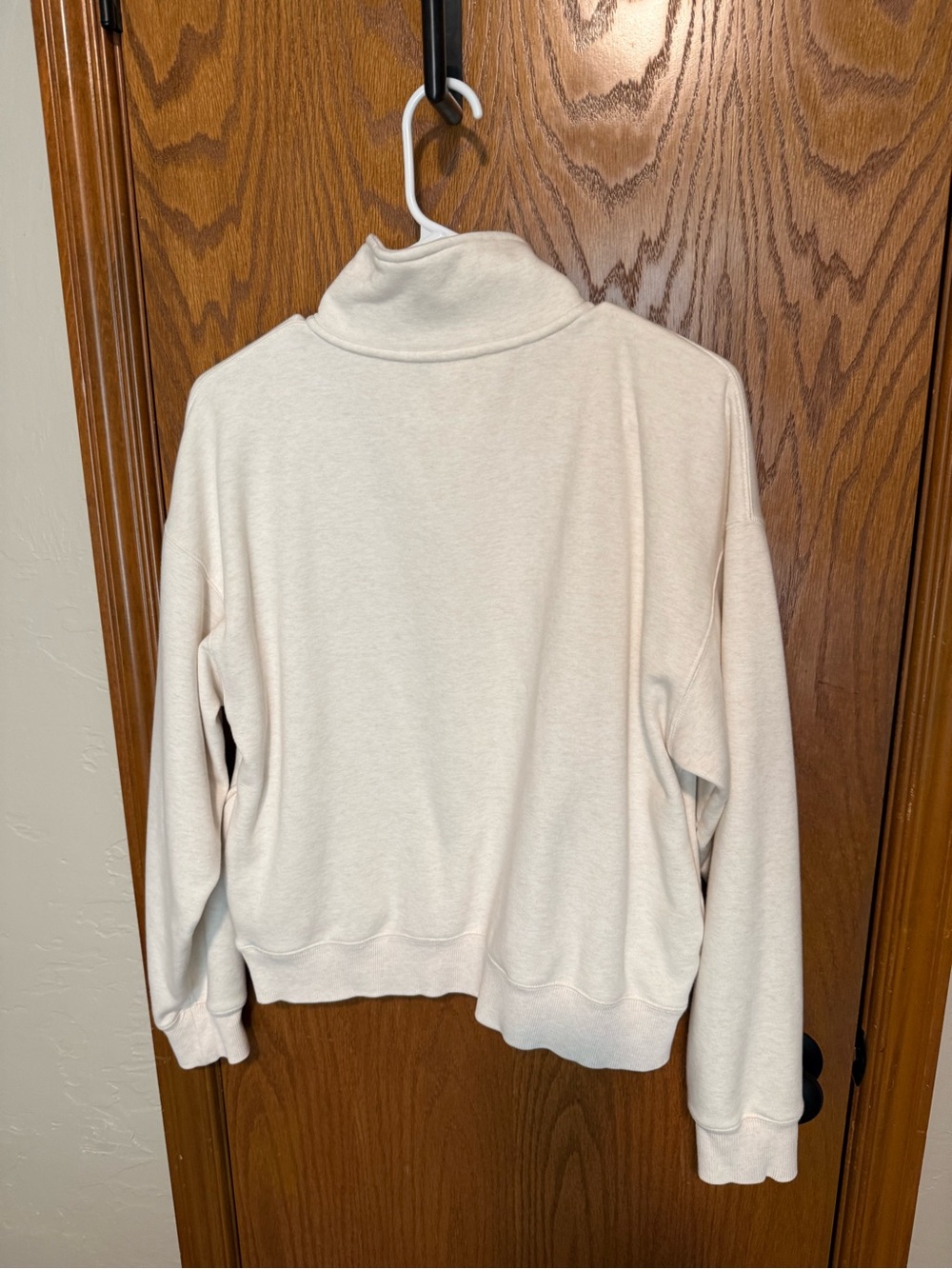 J Crew Cream Cable Knit Crewneck Sweater - Picture 2 of 5